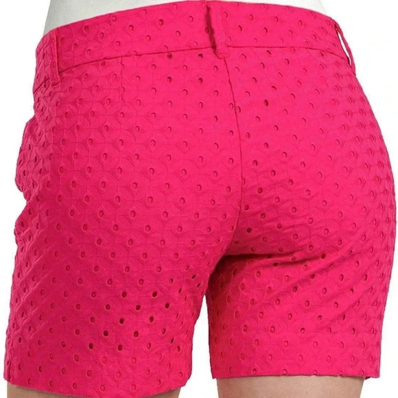 The Limited Tailored Shorts Pink Eyelet NWOT size8 - Picture 2 of 4